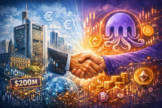 Deutsche Boerse Acquires Kraken Stake, Signals Institutional Crypto Push